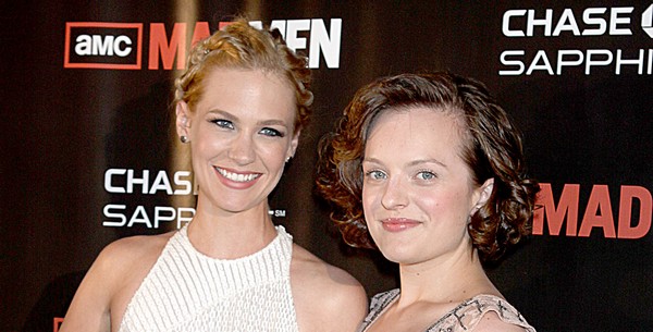 January Jones et Elisabeth Moss